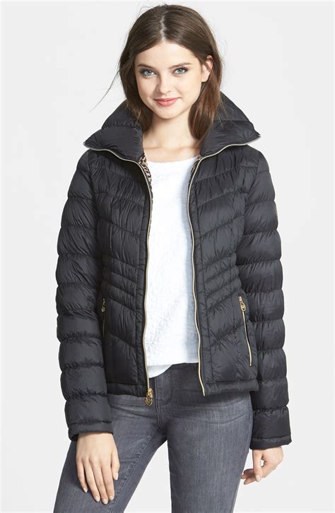 michael kors packable down jacket short|Michael Kors lightweight down jacket.